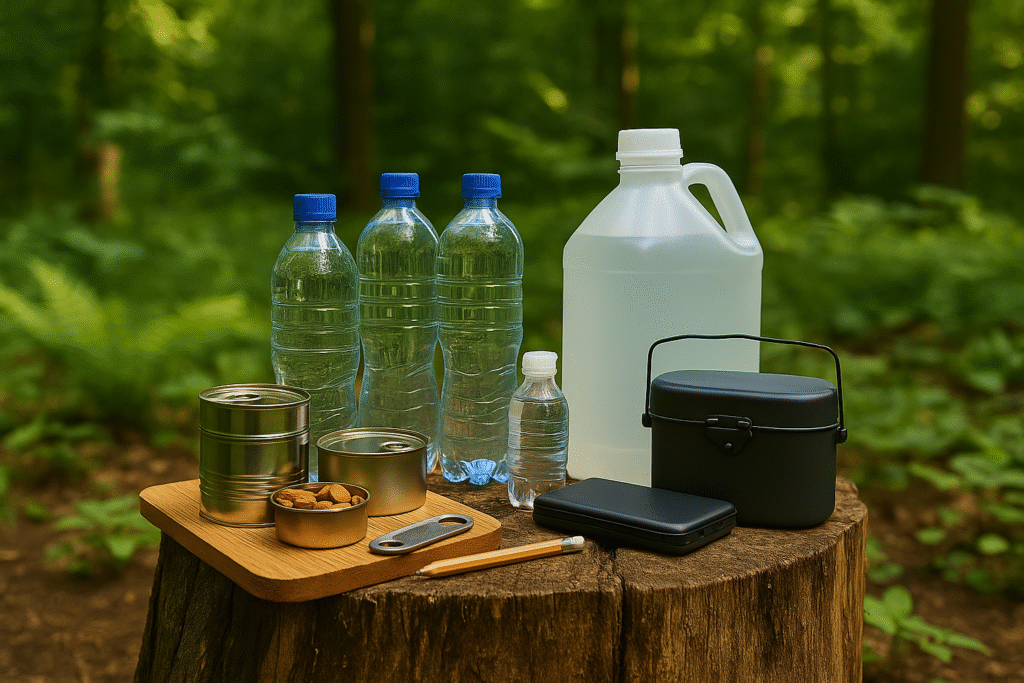 agua y hornillo cocina